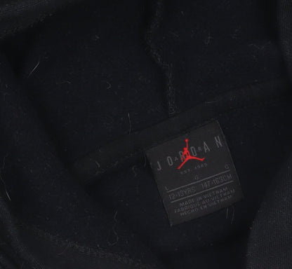 Boys UK Size 12-13 Years Jordan Black Pullover Hoodie