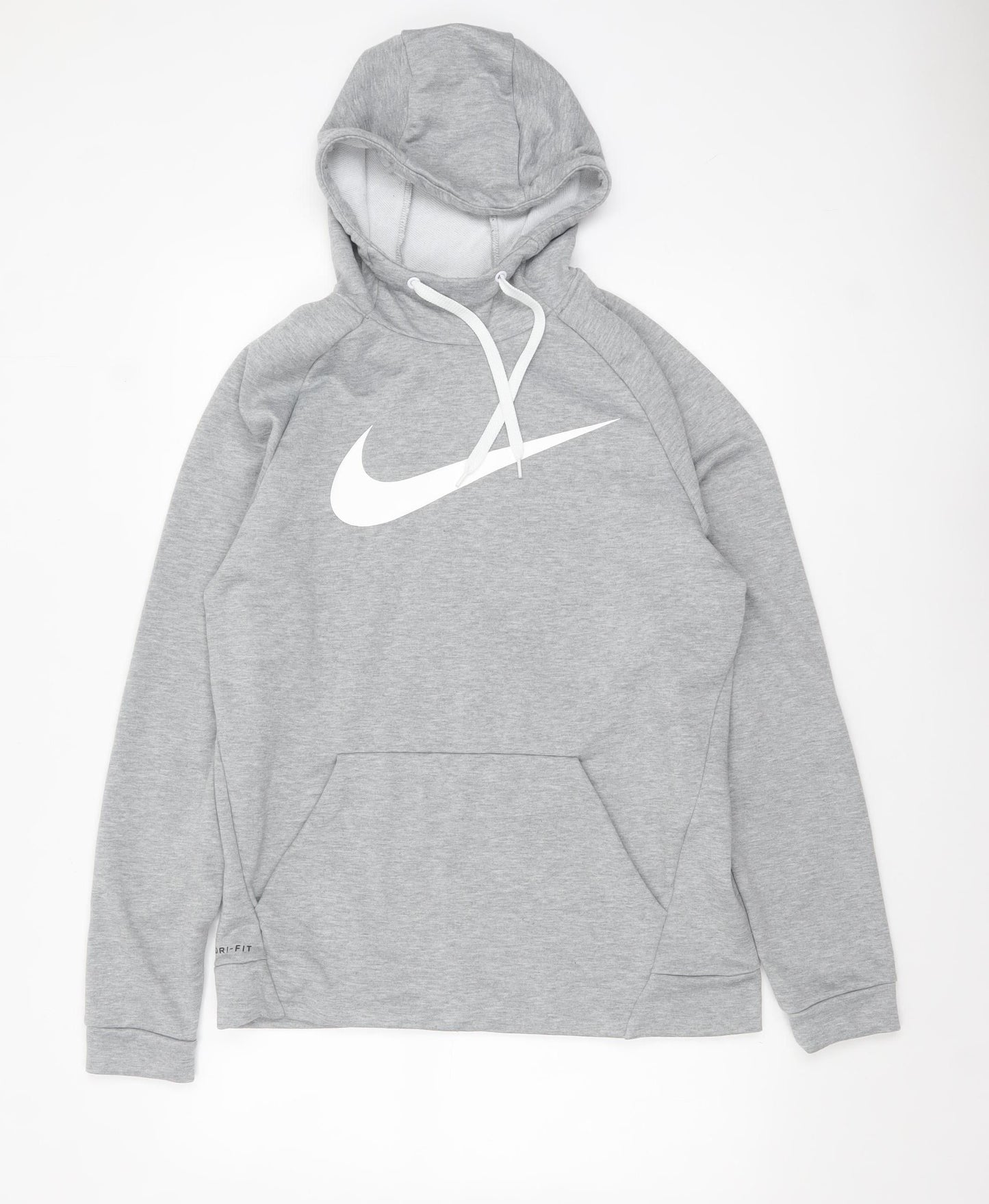 Mens UK Size M Nike Grey Pullover Hoodie
