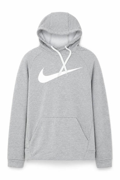 Mens UK Size M Nike Grey Pullover Hoodie