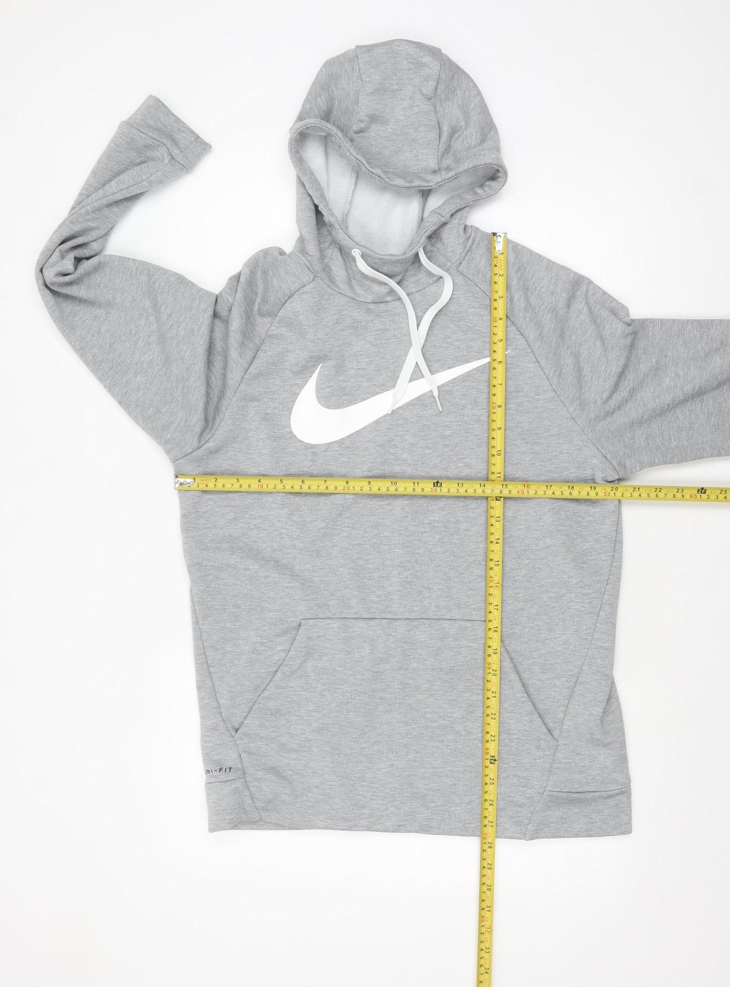 Mens UK Size M Nike Grey Pullover Hoodie