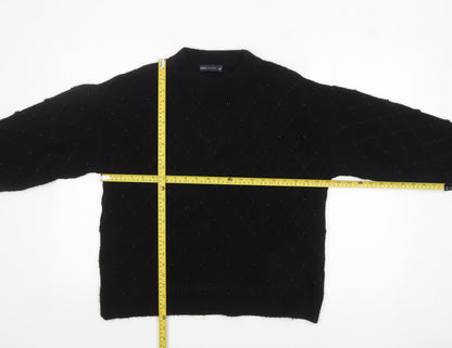 Womens UK Size M Marks and Spencer Black Pullover Jumper