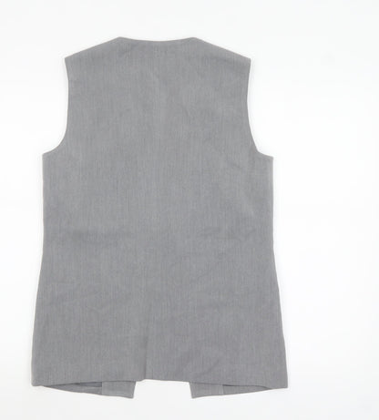 Womens UK Size 8 KAIIA Regular Grey Suit Waistcoat
