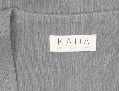 Womens UK Size 8 KAIIA Regular Grey Suit Waistcoat