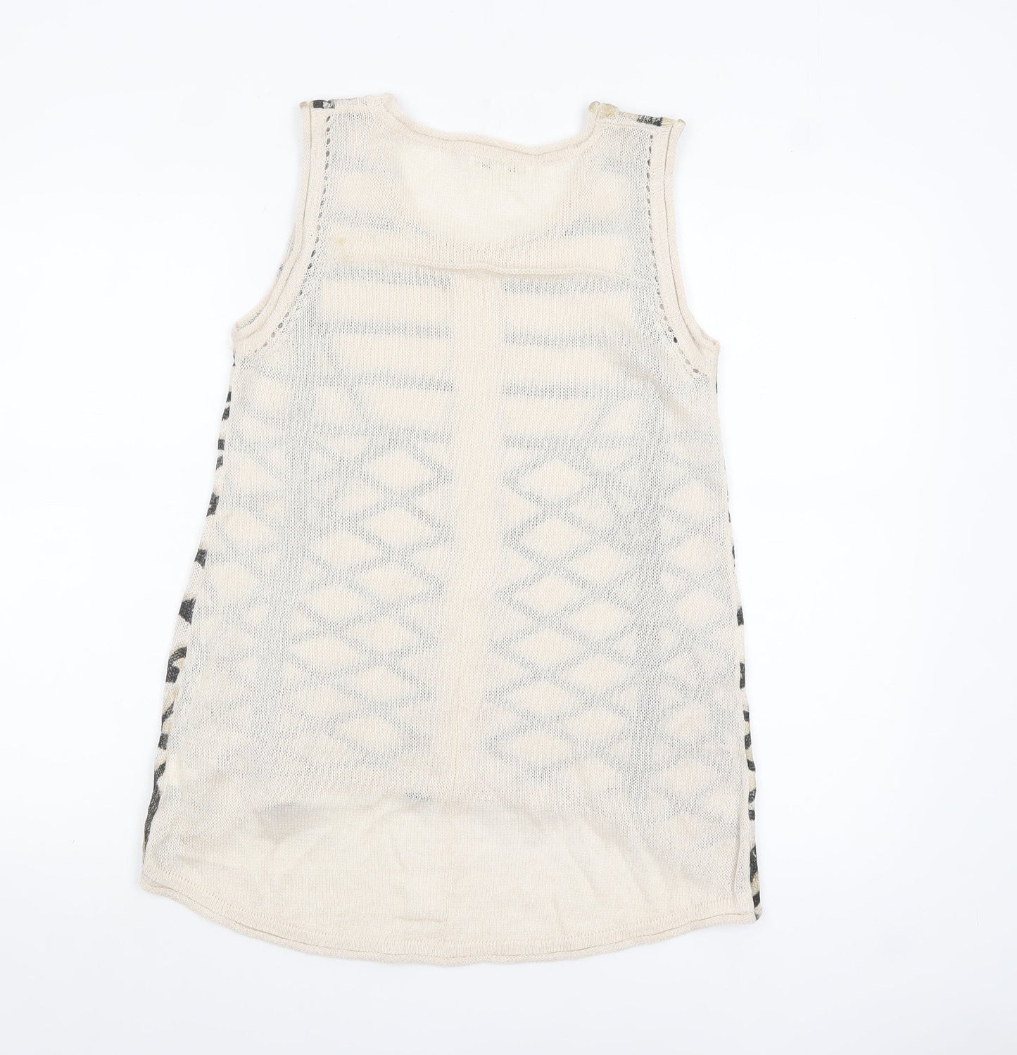 Womens UK Size S Paradis Miss Beige Camisole Tank