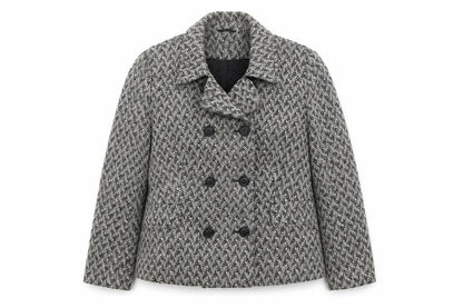 Womens UK Size 22 Marks and Spencer Grey Pea Coat