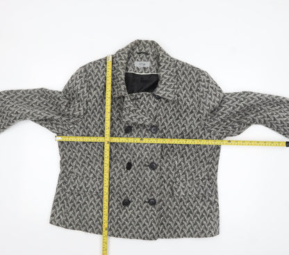 Womens UK Size 22 Marks and Spencer Grey Pea Coat