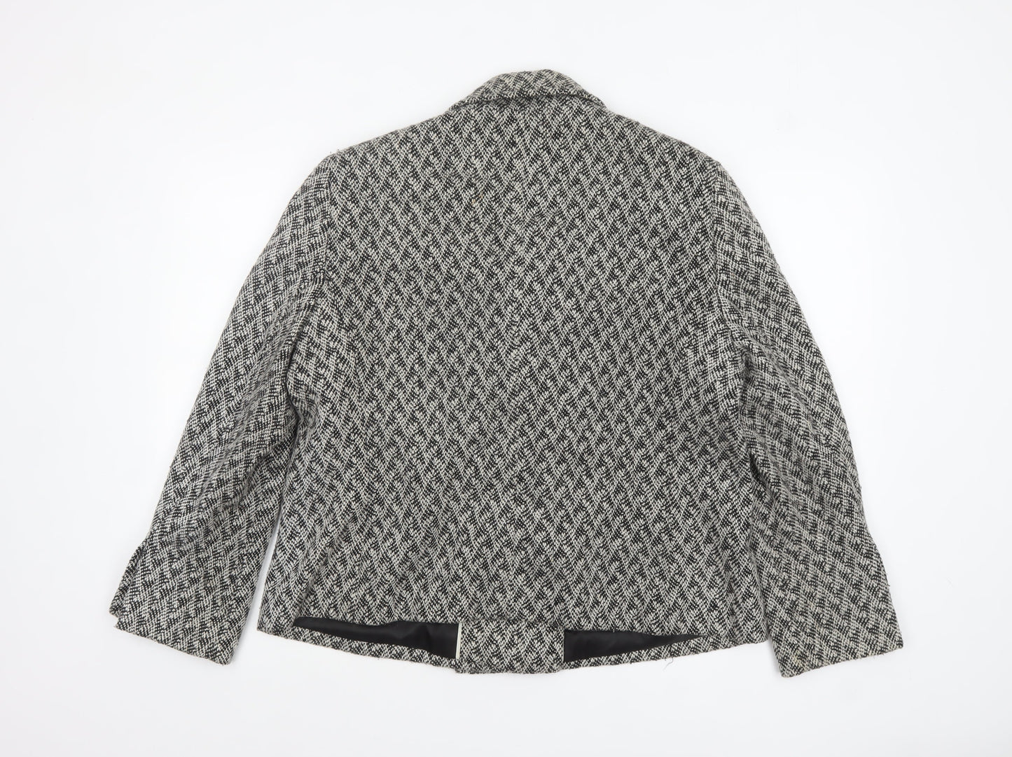Womens UK Size 22 Marks and Spencer Grey Pea Coat