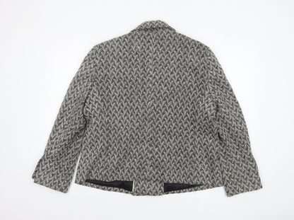 Womens UK Size 22 Marks and Spencer Grey Pea Coat