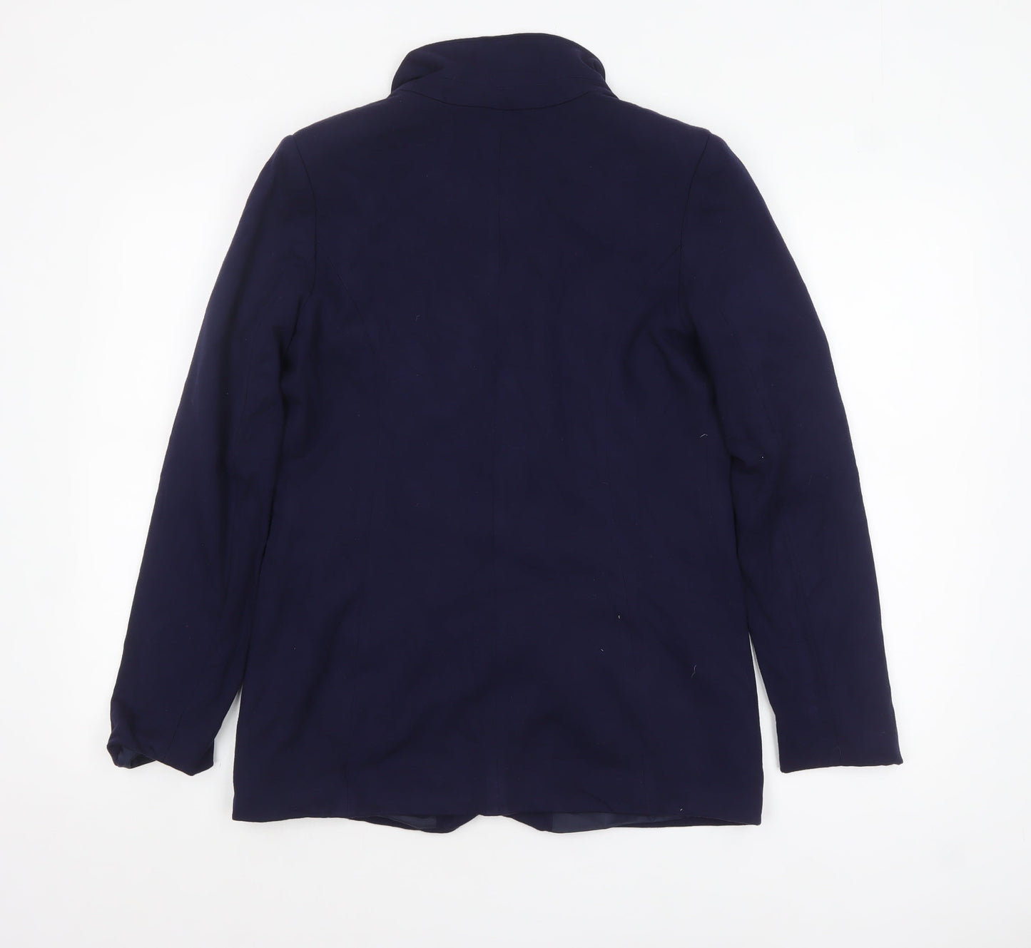 Oasis Women's Blue Regular Fit Single-Breasted Blazer Size 10