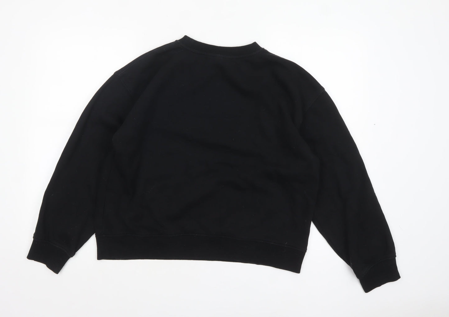 Womens UK Size 12 H&M Black Pullover Sweatshirt