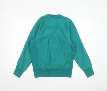 Womens UK Size M Champion Green Pullover Sweatshirt