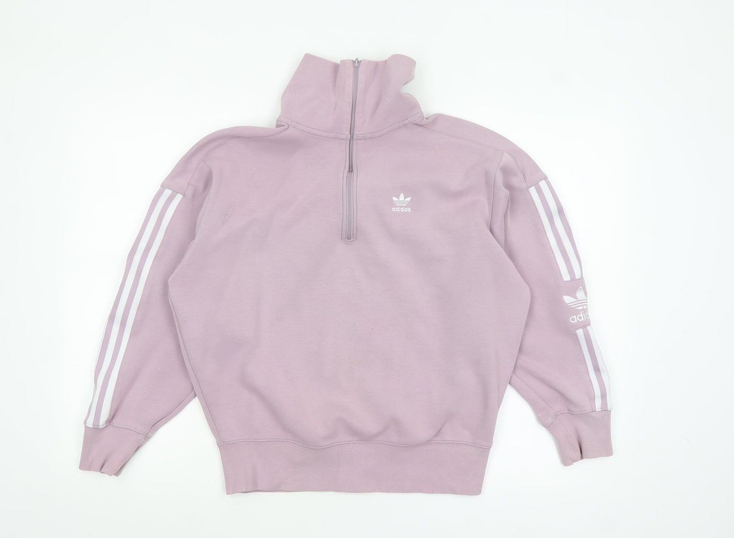 Womens UK Size 10 adidas Pink Pullover Sweatshirt