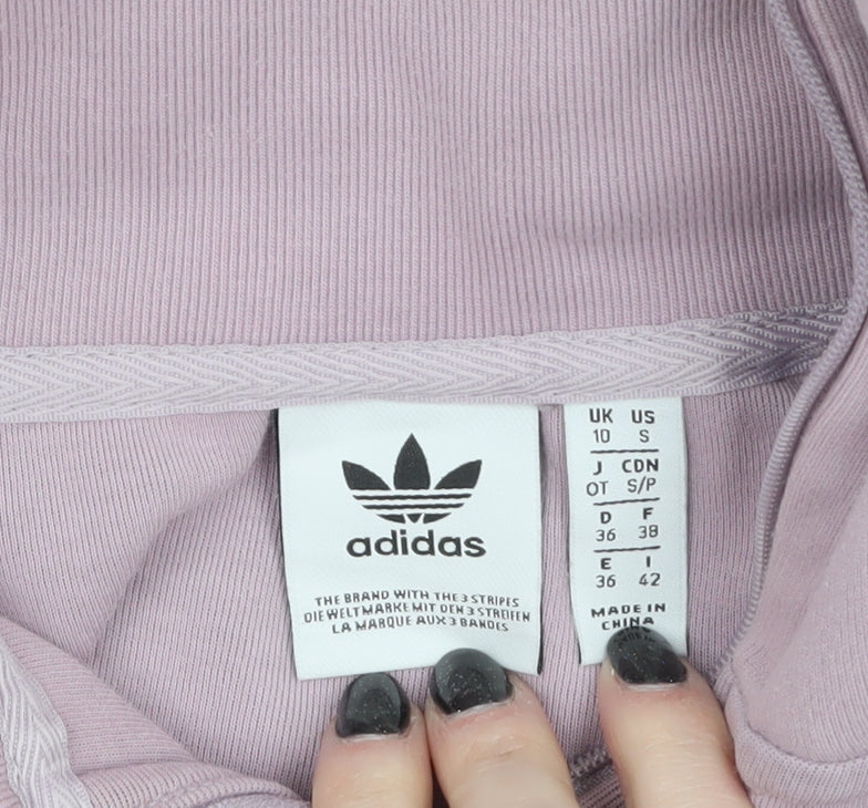 Womens UK Size 10 adidas Pink Pullover Sweatshirt