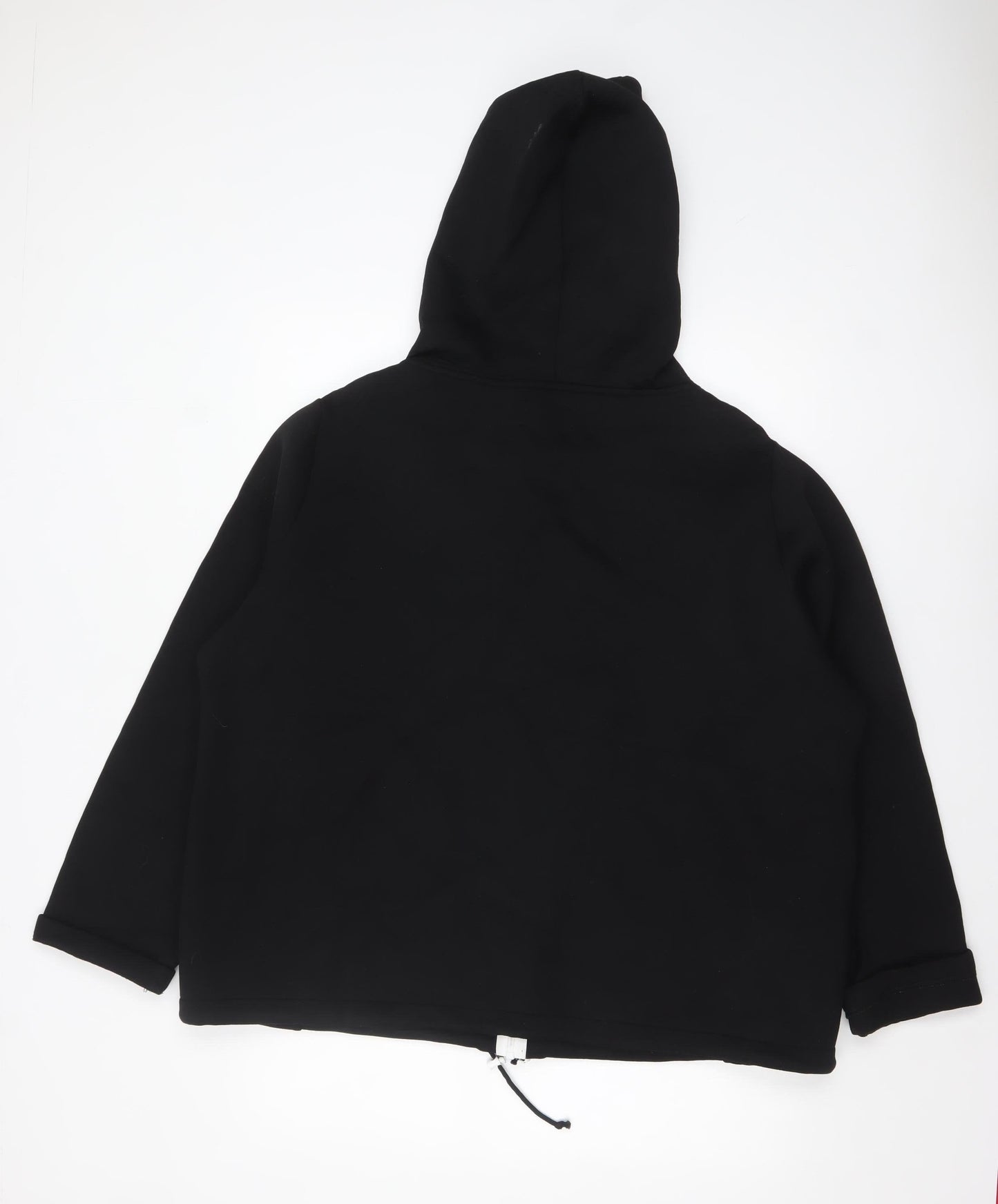 Womens UK Size L John Lewis Black Full Zip Hoodie