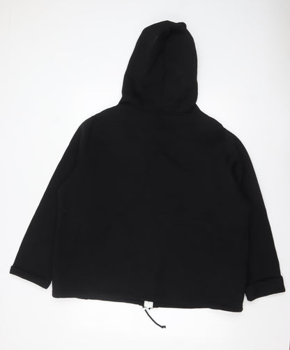Womens UK Size L John Lewis Black Full Zip Hoodie
