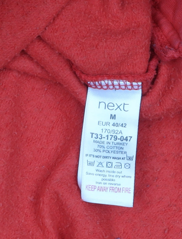 Womens UK Size 12 NEXT Red Pullover Hoodie