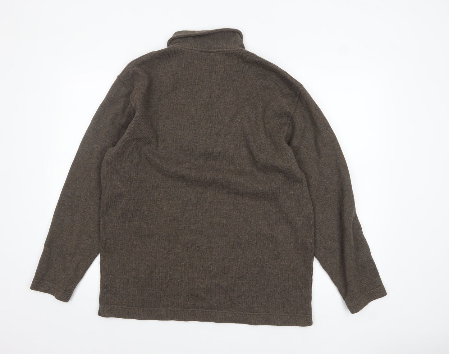 Mens UK Size M Marks and Spencer Brown Pullover Sweatshirt