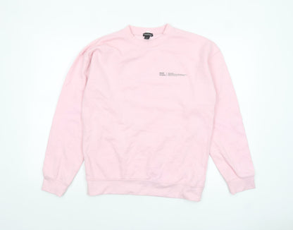 Womens UK Size 8 Boohoo Pink Pullover Sweatshirt