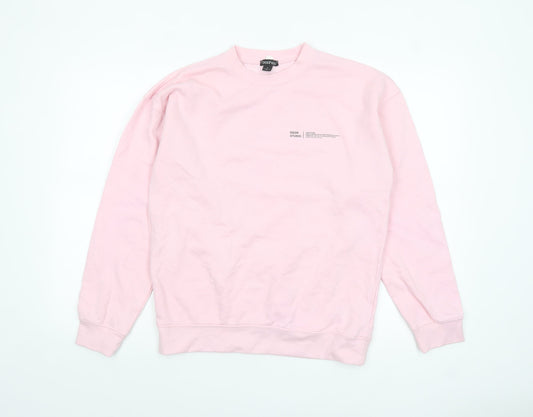 Womens UK Size 8 Boohoo Pink Pullover Sweatshirt