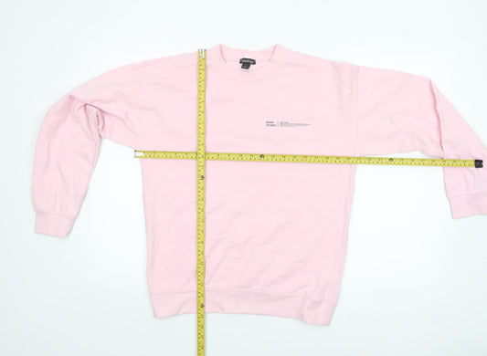 Womens UK Size 8 Boohoo Pink Pullover Sweatshirt