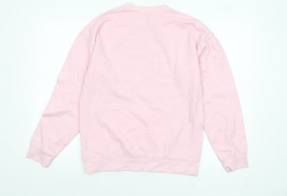 Womens UK Size 8 Boohoo Pink Pullover Sweatshirt