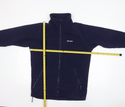 Berghaus Womens Blue Fleece Full Zip Outdoor Jacket Size 10