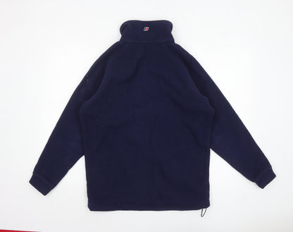 Berghaus Womens Blue Fleece Full Zip Outdoor Jacket Size 10