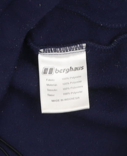 Berghaus Womens Blue Fleece Full Zip Outdoor Jacket Size 10