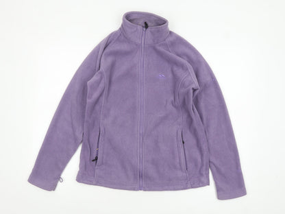 Trespass Women's Purple Full Zip Fleece Jacket Size M