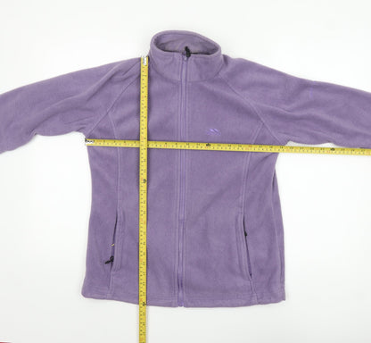 Trespass Women's Purple Full Zip Fleece Jacket Size M