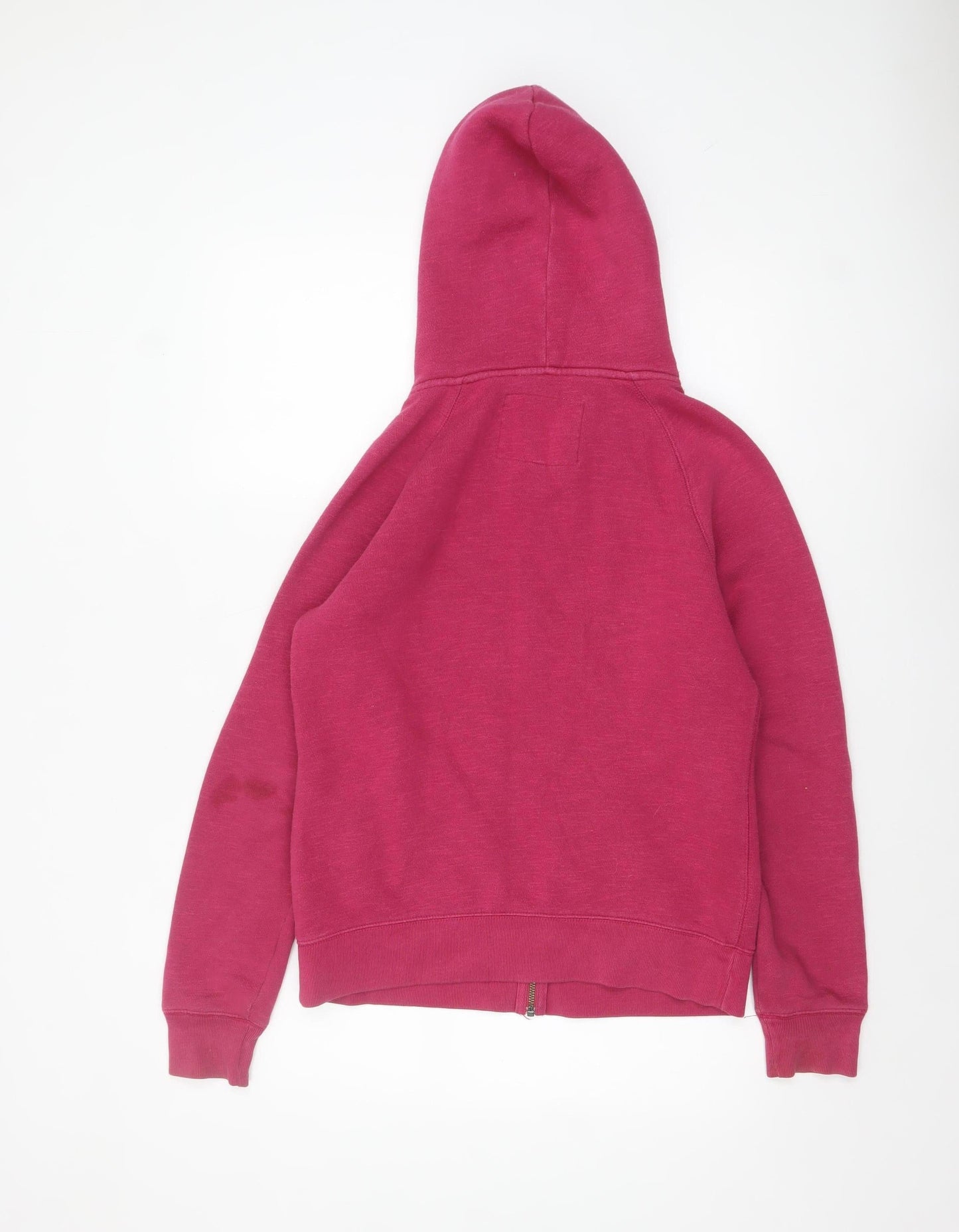 Womens UK Size 12 Jack Wills Pink Full Zip Hoodie