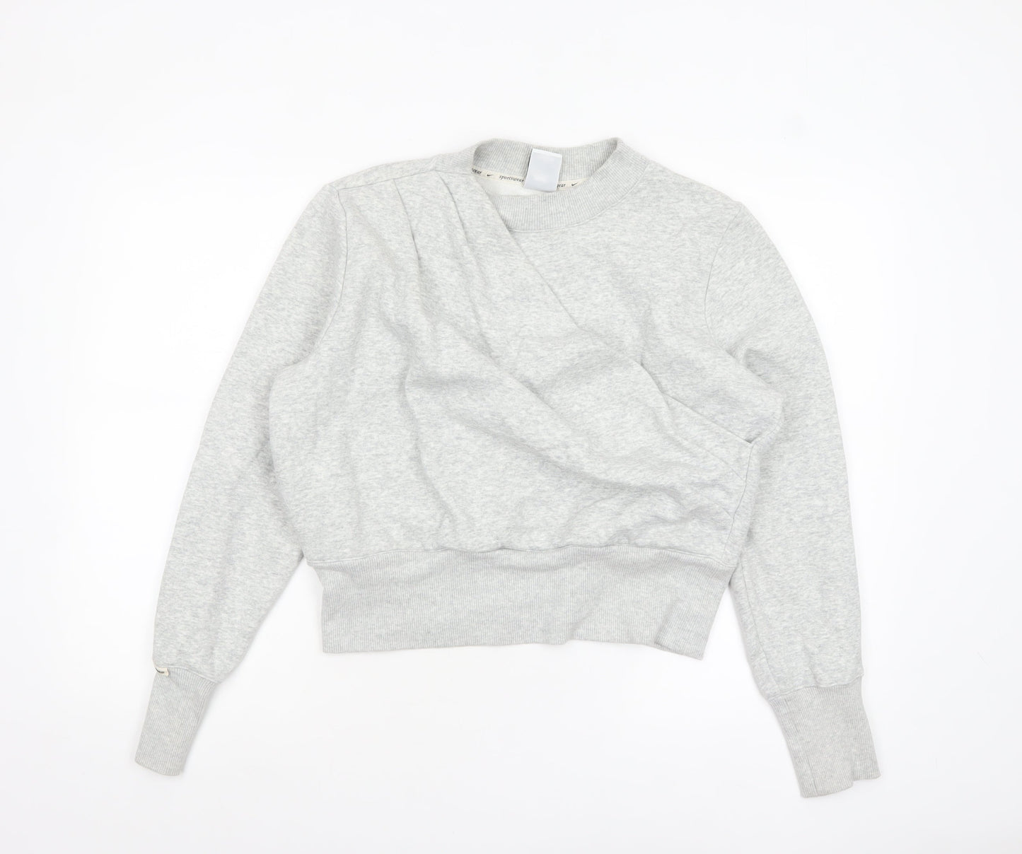 Womens UK Size M Nike Grey Pullover Sweatshirt
