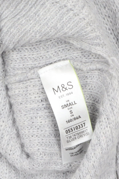 Marks and Spencer Women’s Grey Alpaca Knit Jumper Size S