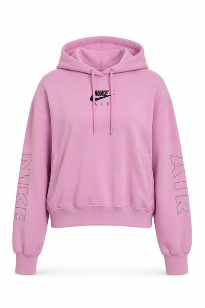 Womens UK Size L Nike Pink Pullover Hoodie