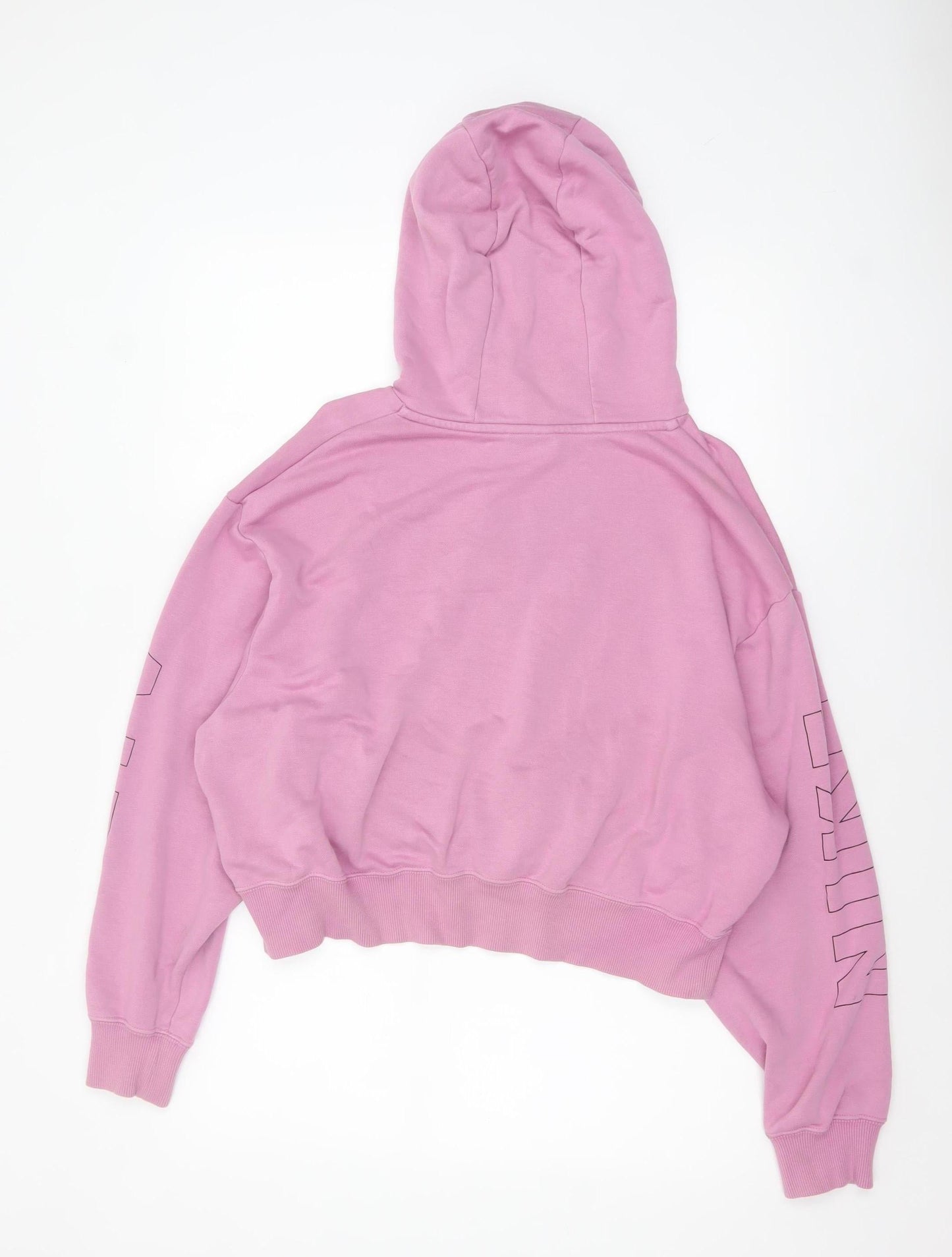 Womens UK Size L Nike Pink Pullover Hoodie