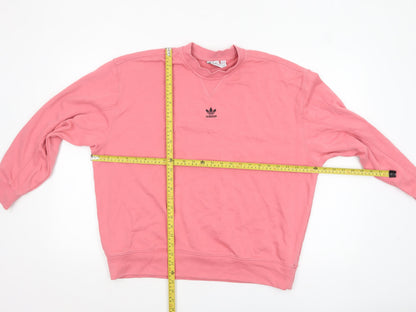 Womens UK Size 8 adidas Pink Pullover Sweatshirt