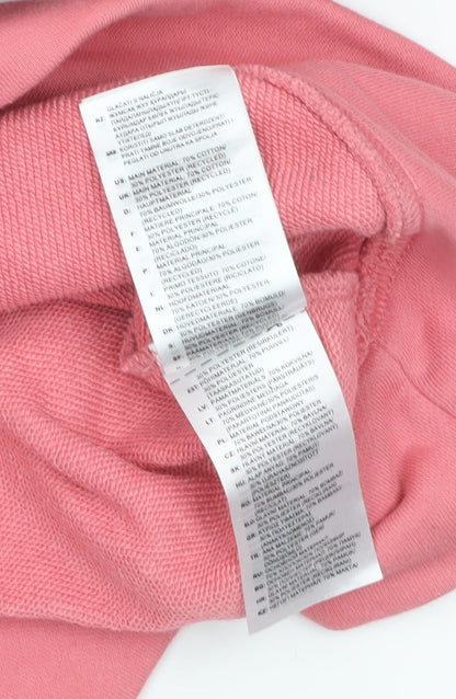 Womens UK Size 8 adidas Pink Pullover Sweatshirt