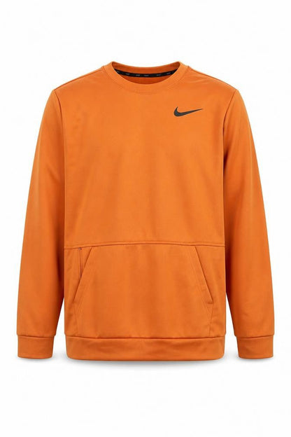 Mens UK Size L Nike Orange Pullover Sweatshirt