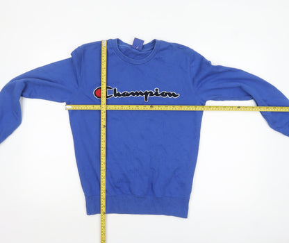 Mens UK Size XS Champion Blue Pullover Sweatshirt