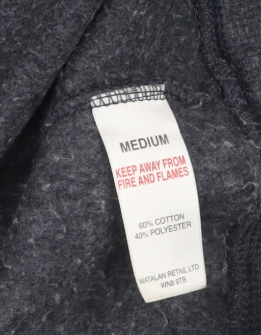 Mens UK Size M Easy Grey Pullover Sweatshirt