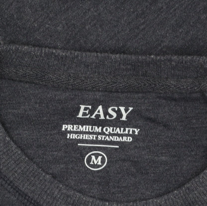 Mens UK Size M Easy Grey Pullover Sweatshirt