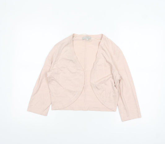 Womens UK Size M Hobbs Beige Cardigan Jumper