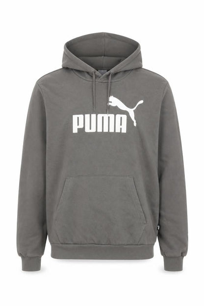 Mens UK Size M PUMA Grey Pullover Hoodie