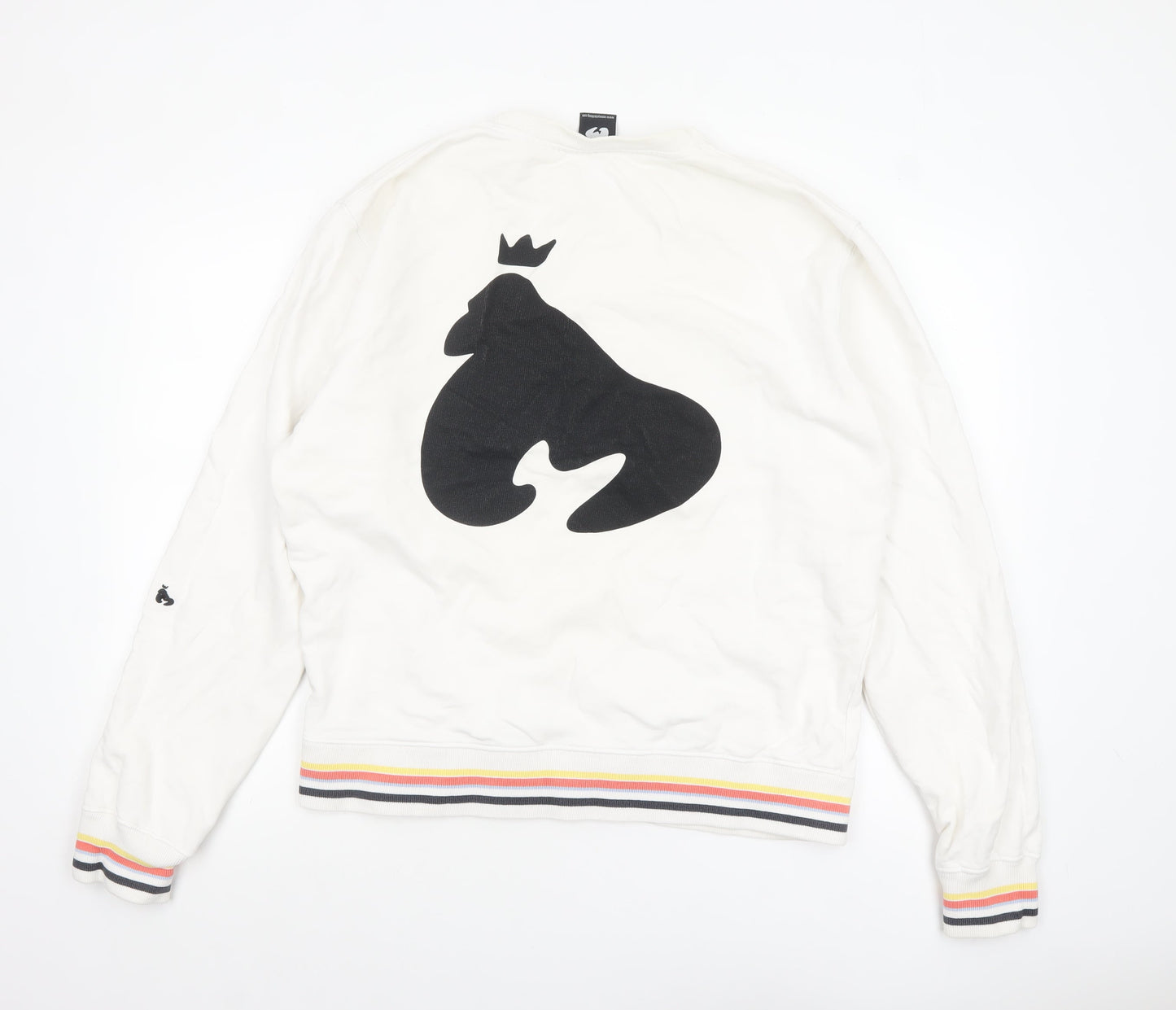 Mens UK Size L Money White Pullover Sweatshirt