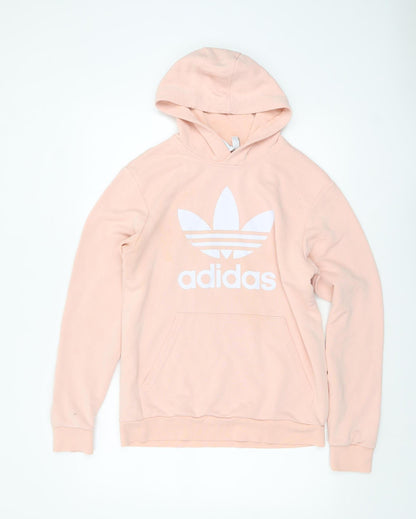 Girls UK Size 15-16 Years adidas Pink Pullover Hoodie