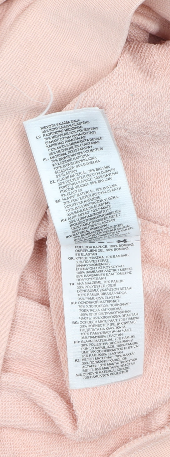 Girls UK Size 15-16 Years adidas Pink Pullover Hoodie