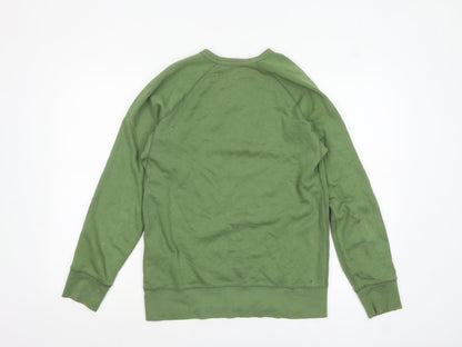 Mens UK Size S Levi's Green Pullover Sweatshirt