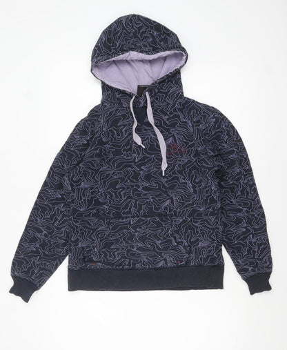 Womens UK Size 10 FLY53 Black Pullover Hoodie