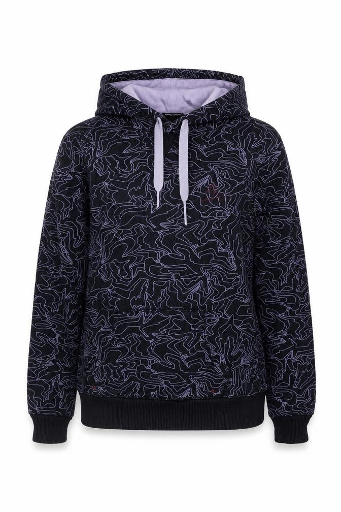 Womens UK Size 10 FLY53 Black Pullover Hoodie