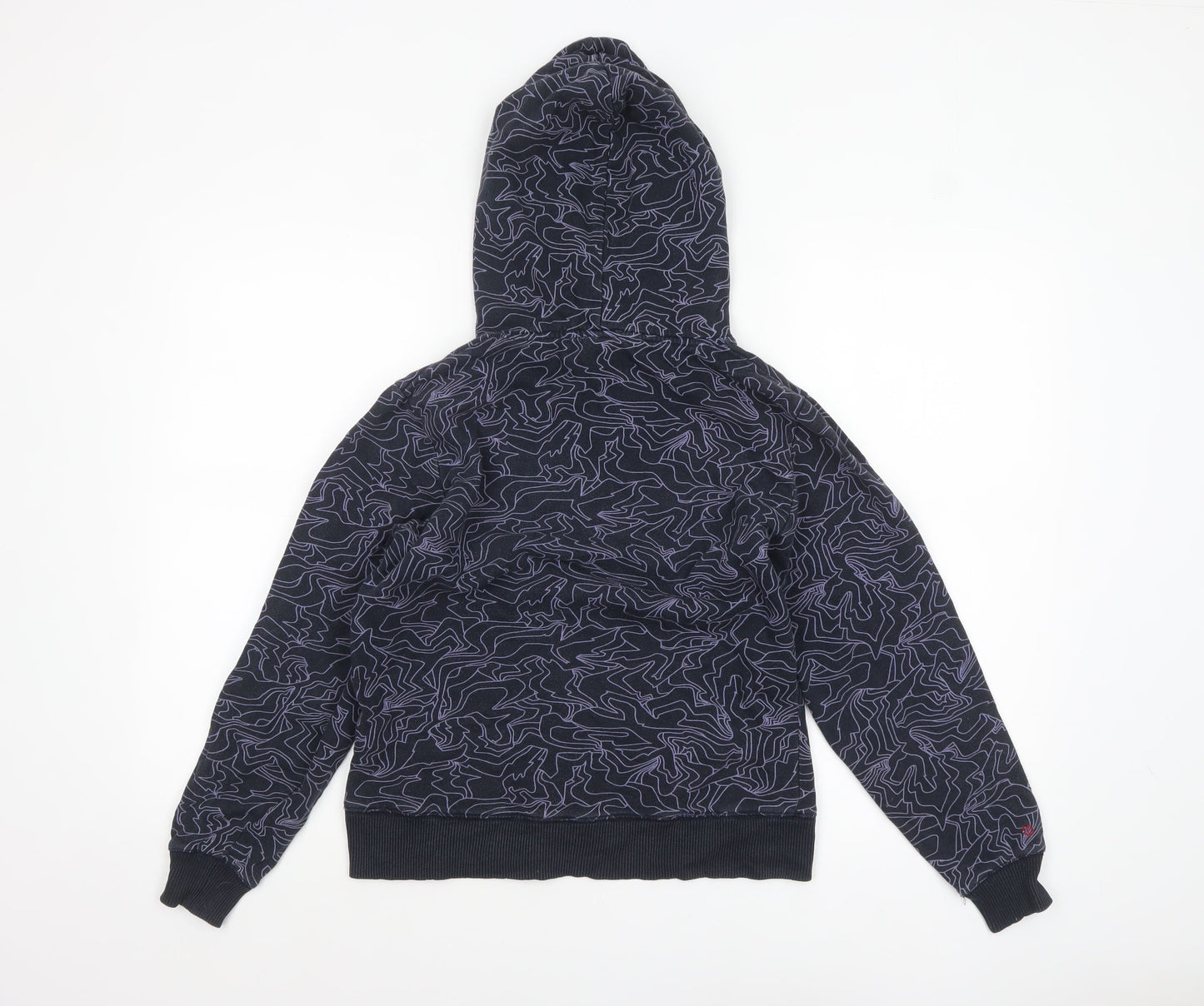 Womens UK Size 10 FLY53 Black Pullover Hoodie
